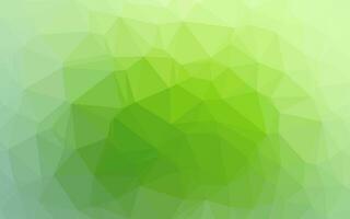 Light Green vector abstract mosaic pattern.