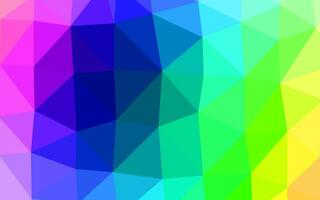 Light Multicolor, Rainbow vector abstract mosaic background.