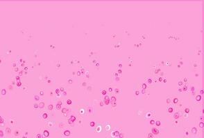 Light Pink vector texture with disks.