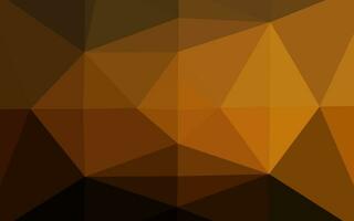 Dark Orange vector blurry triangle texture.