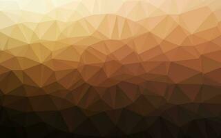 Dark Orange vector triangle mosaic cover.