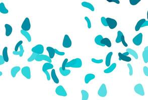 Light BLUE vector template with memphis shapes.