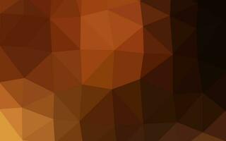 Dark Orange vector abstract mosaic pattern.