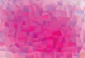 Light Pink vector pattern with crystals, rectangles.