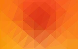 Light Yellow, Orange vector abstract mosaic background.