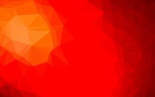 Light Red vector polygonal template.