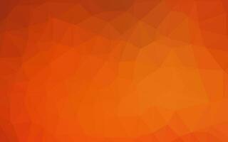 Light Orange vector abstract mosaic background.