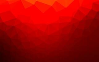 Light Red vector abstract polygonal cover.