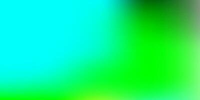 Light blue, green vector blur template.