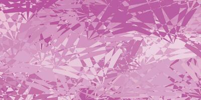 Light Pink vector texture with memphis shapes.