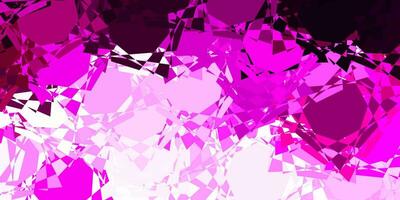 Light Pink vector texture with random triangles.