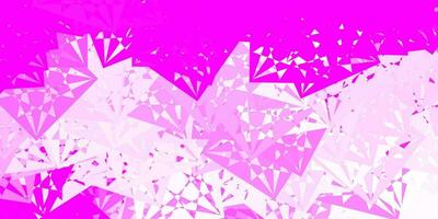 Light Pink vector background with polygonal forms.