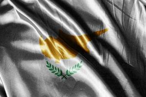 Flag painted on the silk background photo