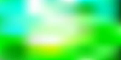 Light blue, green vector gradient blur pattern.