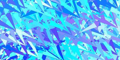 Light blue, green vector texture with random triangles.