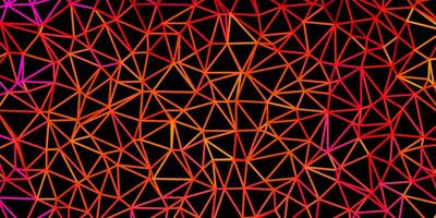Light pink, yellow vector gradient polygon design.