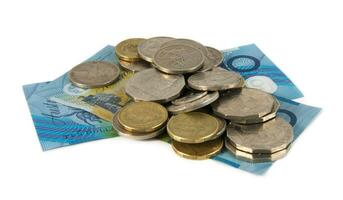 australian money closeup photo