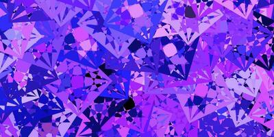 Light Pink, Blue vector backdrop with triangles, lines.