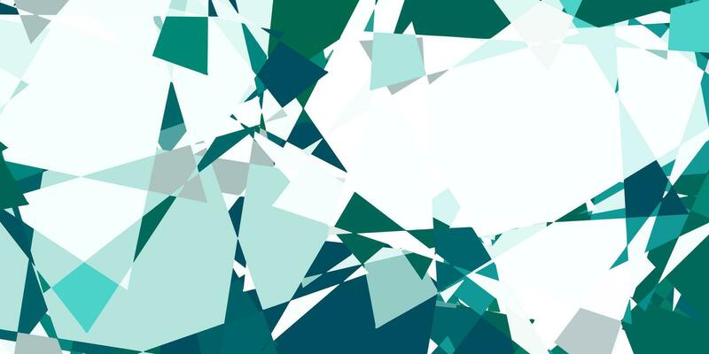 Light Blue, Green vector pattern with polygonal shapes.