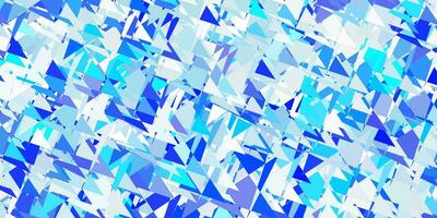 Light pink, blue vector backdrop with triangles, lines.