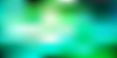 Light blue, green vector gradient blur template.