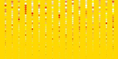Light pink, yellow vector layout with circle shapes.
