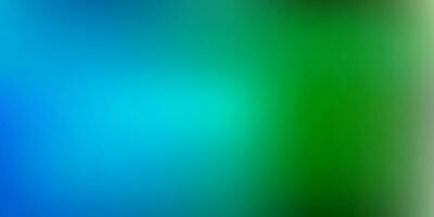 Light blue, green vector gradient blur pattern.