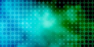 Light Blue, Green vector texture with circles.