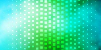 Light Blue, Green vector backdrop with rectangles.
