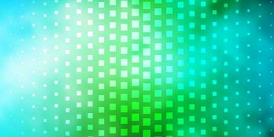 Light Blue, Green vector backdrop with rectangles.