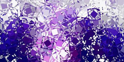 Light purple vector background with triangles.