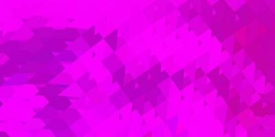 Dark purple vector polygonal backdrop.