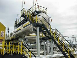 Bullets for process water in the oil field. Buffer tanks for for photo