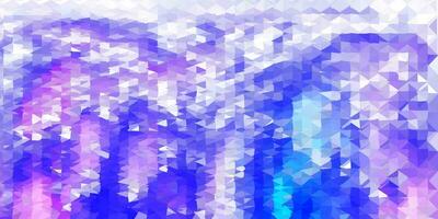 Light purple vector abstract triangle pattern.