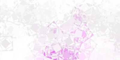 Light purple vector background with triangles.