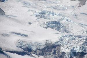 Detail, Glaciers on Mount Rainier photo