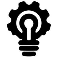 AI generated Gear Setting outline icon for apps, websites, logo. Gear symbol black line cogwheel sign vector