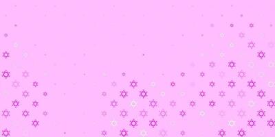 Light purple, pink vector pattern with coronavirus elements.