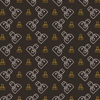 Doctor trendy pattern repeating vector beautiful illustration background