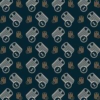 Coins vector art design repeating pattern colorful illustration background