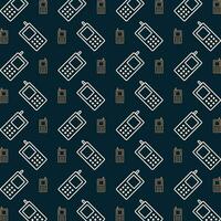 Cell Phone vector art design repeating pattern colorful illustration background