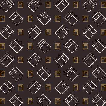 cuaderno de moda modelo repitiendo vector hermosa ilustración antecedentes