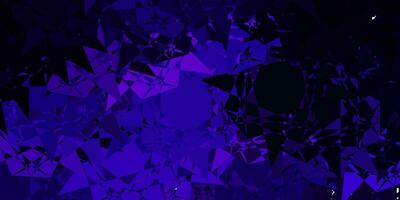 Dark Purple vector layout with triangle forms.