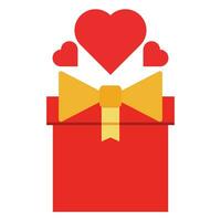 red heart icon. design element for valentine day vector