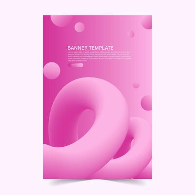 Abstract banner background templates