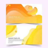 Abstract banner background templates vector