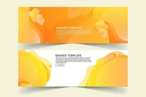 Abstract banner background templates vector