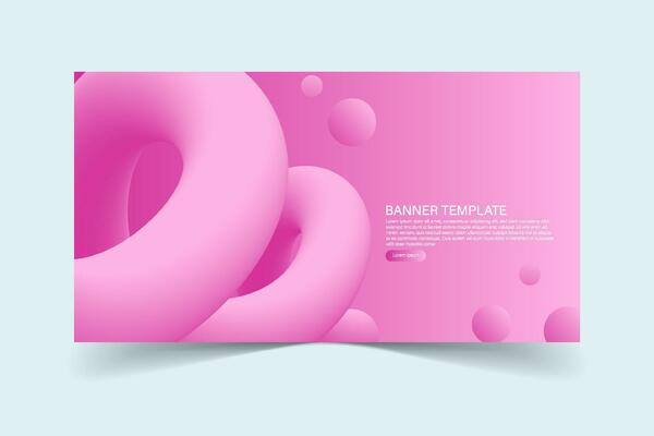 Abstract banner background templates