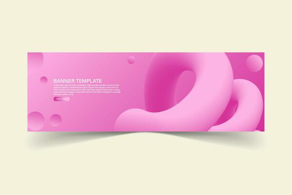 Abstract banner background templates