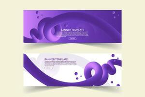 Abstract banner background templates vector